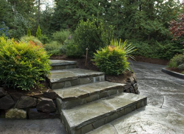 Classic Nursery & Landscape Co. Design and Construction stone stairway