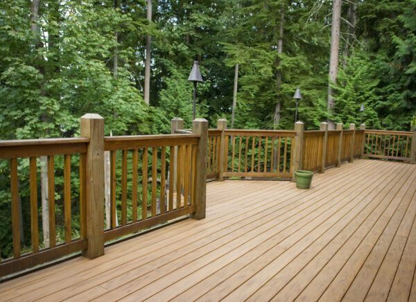 Classic Nursery & Landscape Co. Design and Construction wood deck fence