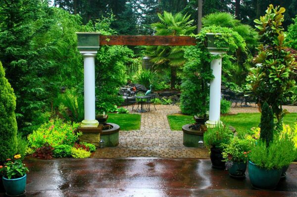 Classic Nursery & Landscape Co. Design and Construction archway