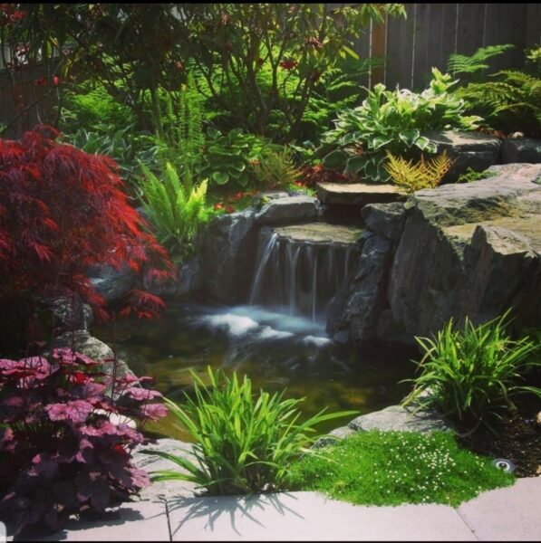 Classic Nursery & Landscape Co. Design and Construction water feature